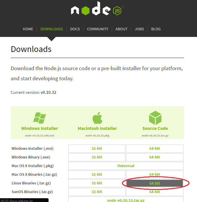 Download Node.js